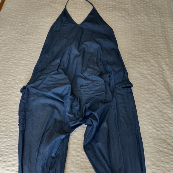 Size Small BUDDHA PANTS Jean Harem Romper - Picture 2 of 5